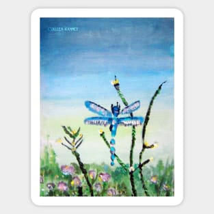 Dragon Fly by Colleen Ranney Sticker